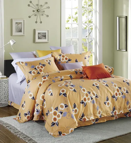 Miniatura 12 de Windflower Bedding Bloomfield - Juego de funda de edredón floral de 3 piezas, algodón botánico, naturaleza, vides, ramas, pájaros, mariposas, flores