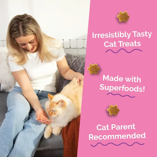 Miniatura 3 de Sorpresas crujientes de frutas para gatos Saludables sorpresas para gatos con ingredientes limitados Bajas en calorías 2.5 onzas