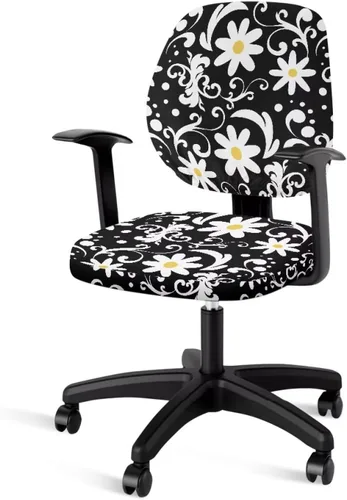 Miniatura 17 de Office Chair Covers with Arms Trendy American Flag Lightweight Computer Chair Slipcover Set of 2 Elastic Fabric Furniture Protector for Swivel