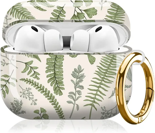 Miniatura 20 de Compatible con AirPod Pro 3 (2025), bonita funda para mujeres y hombres, protección completa, a prueba de golpes, con llavero, accesorios de funda