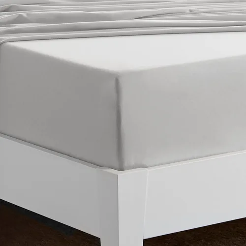 Miniatura 7 de Bedgear King Basic Bedding Essentials - Juego de sábanas ligeras, impermeables y transpirables, lavables, resistentes a las manchas, color gris claro