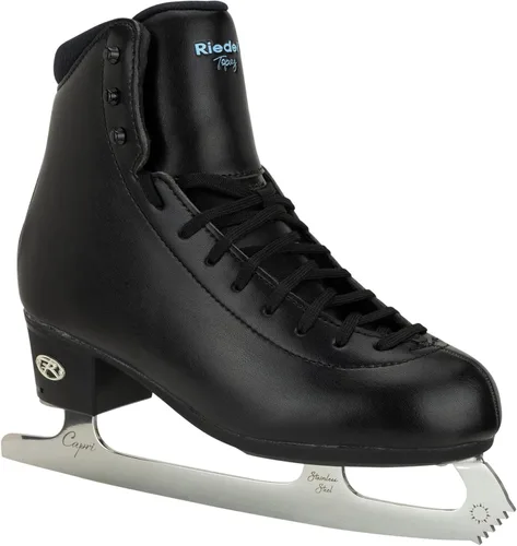 Riedell Topaz - Patines de hielo para adultos para mujeres y hombres, de apoyo, cómodos, absorben la humedad, patines de hielo para adultos con hoja
