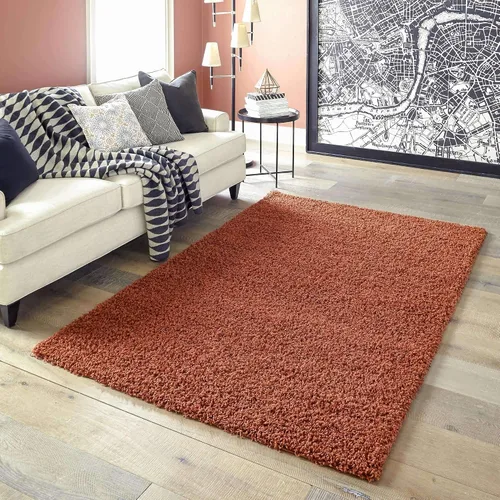 Miniatura 14 de Unique Loom Zuniga Solid Shag Collection alfombra moderna de felpa negra de área (7' 0 x 10' 0)