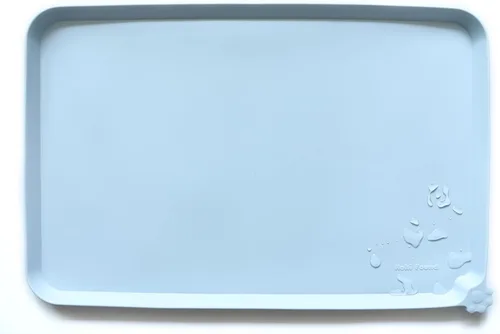 Miniatura 31 de Hoki Found - Bandeja de silicona para comederos de perros y gatos, tapetes impermeables para comida y agua, color cedro oscuro