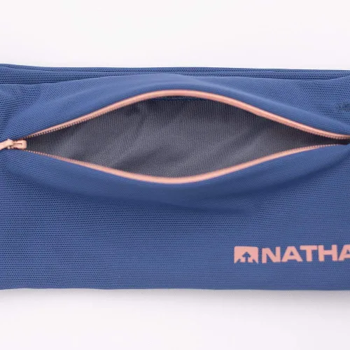 Miniatura 4 de Nathan Zipster - Cinturón para correr para hombres y mujeres, paquete de cintura sin rebote, con bolsillos con cremalleras, se adapta a todos