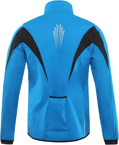Miniatura 18 de Chaqueta térmica para ciclismo (tejido Softshell, resistente al viento, impermeable, 15K) de ARSUXEO