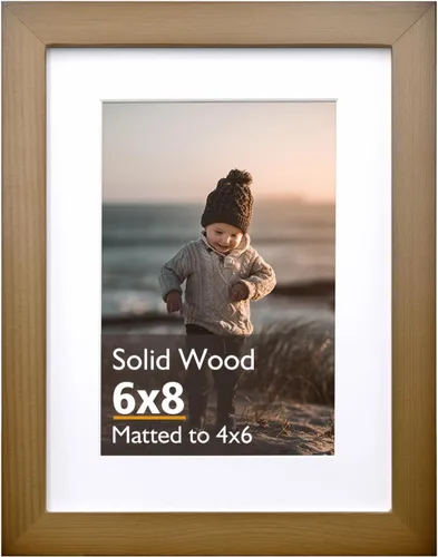 Miniatura 31 de KINLINK 3.5x5 Picture Frame, Ash Black Solid Wood Frame with Plexiglass for Table Top and Wall Mounting, Photo Frame for Horizontal or Vertical