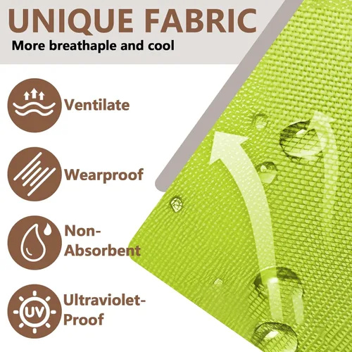 Miniatura 5 de Silla de bronceado resistente 3 en 1 con orificio para la cara, ajustable de 5 posiciones, sillas tumbonas plegables portátiles que se reclinan