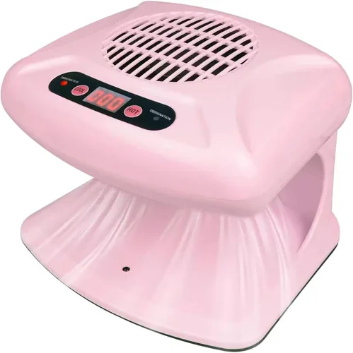 Secador de uñas para esmalte regular de 300 W, ventilador de secado de uñas 2 en 1 con sensor automático, aire caliente y frío, secador de uñas