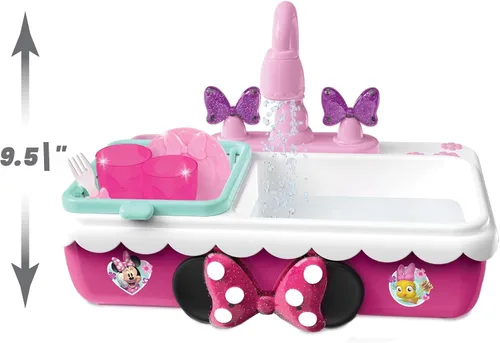 Miniatura 5 de Juego de fregadero mágico de ayudantes felices de Minnie, fregadero de simulación que funciona, juguetes para niños a partir de 3 años de Just Play