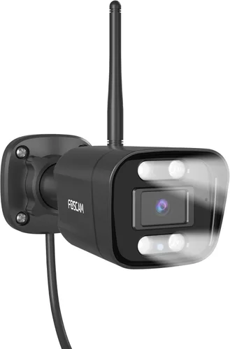 FOSCAM Cámara inalámbrica de 3K 5MP para exteriores, cámara WiFi de 5 GHz y 2.4 GHz para seguridad en el hogar, cámara de vigilancia exterior FoV de
