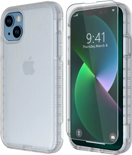 Miniatura 12 de Diverbox Funda para iPhone 13 [A prueba de golpes] [A prueba de caídas] [A prueba de polvo], Funda de Teléfono de Protección Resistente para Apple