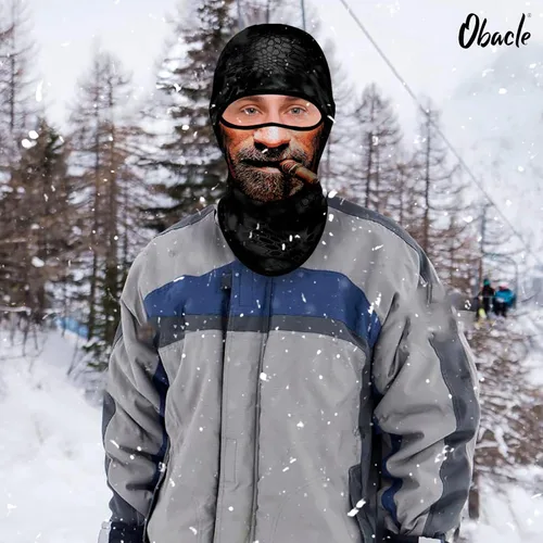 Miniatura 209 de Obacle Pasamontañas para hombres y mujeres, para invierno, clima frío, esquí, ciclismo, caza
