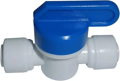 Miniatura 8 de Conexión rápida de tubo de inserción para uso alimentario, válvula de bola de cierre de tubo igual de 5/16" O.D. para filtro de agua purificador