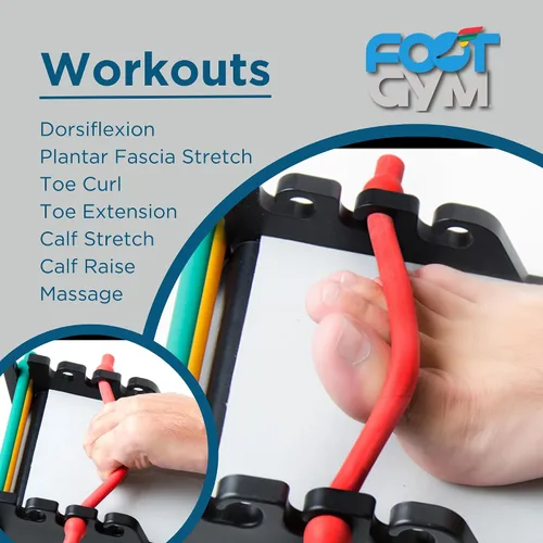 Miniatura 3 de Foot Gym Recupera y trata el dolor relacionado con la fascitis plantar, tendinitis de Aquiles, espinillas, dolor de pies y proporciona