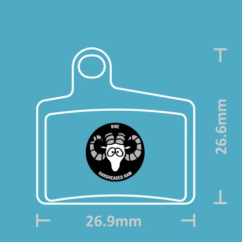 Miniatura 5 de Pastillas De Freno De Bicicleta De Resina O Sinterizadas Para Hayes Stroker RYDE Dyno Sport, Radar, Prime Sport. La Pieza De Repuesto De Bicicleta