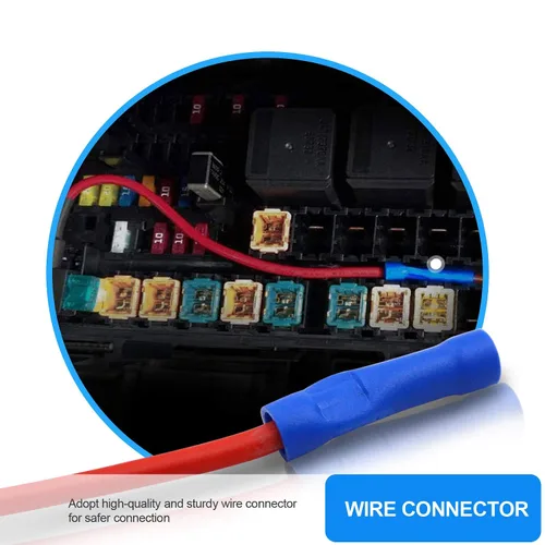 Miniatura 4 de Paquete de 10 adaptadores de fusible de 12 V para automóvil Add-A-Circuit, Micro II Micro II Micro 2 APT ATR Blade Fuse Holder con hoja 10A 15A 20A