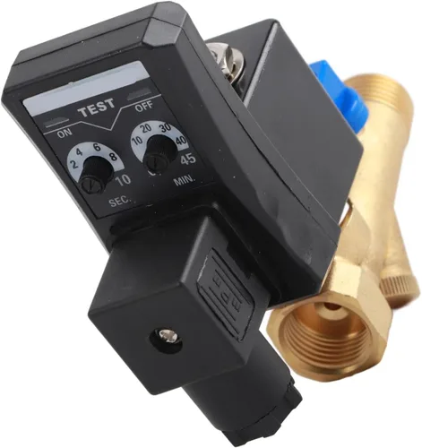 Miniatura 4 de Válvula de drenaje automática, G1/2 DN15 AC110V Válvula de drenaje cronometrada electrónica automática para gestión de condensados de compresor