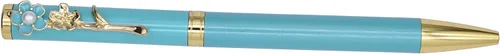 Miniatura 2 de Gullor Bolígrafo de laca negra con estuche de negocios, bolígrafo de metal retráctil ejecutivo de lujo para hombres y mujeres, oficina ejecutiva Azul