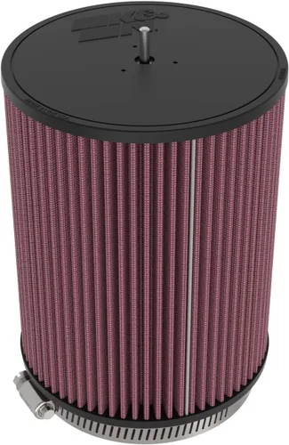 K&N Filtro universal de sujeción universal de alto flujo de por vida: lavable, filtro de motor de repuesto: diámetro de la brida: 5.5 pulgadas,