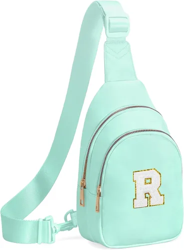 Miniatura 100 de Regalos de cumpleaños Viverte para niñas de 7, 8, 9, 10, 11, 12, 13 años, pequeño bolso cruzado de hombro con inicial, bolso cruzado de hombro