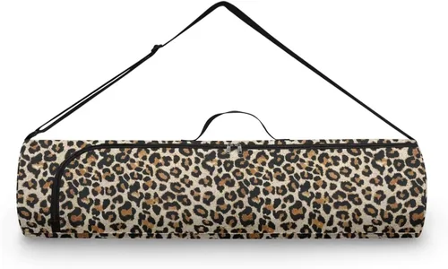 Bolsa para esterilla de yoga para mujeres y hombres, con cremallera completa, bolsa de transporte para esterilla de yoga para clase de entrenamiento