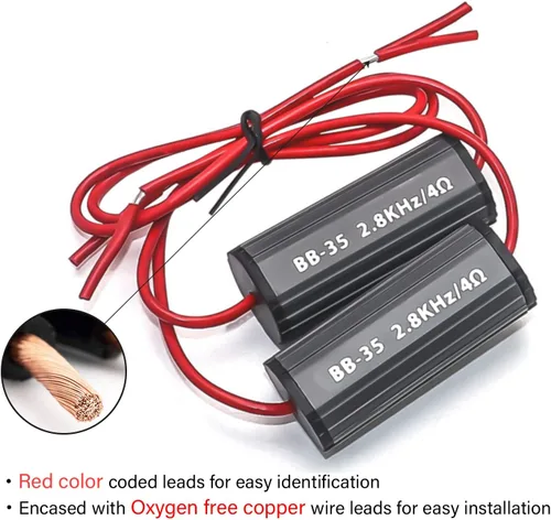 Miniatura 4 de RECOIL BB-35 Bloqueadores de graves diseñados para proteger audio de coche, parlantes de 3.5 pulgadas, eliminan frecuencias 0-2.8kHz a 4 Ohmios, par