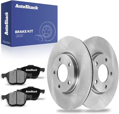 Miniatura 19 de AutoShack - Kit de repuesto de rotores de freno delantero con pastillas de freno de cerámica para Mazda 3 2004-2013 2006-2010 2012-2017 Mazda 5 2010