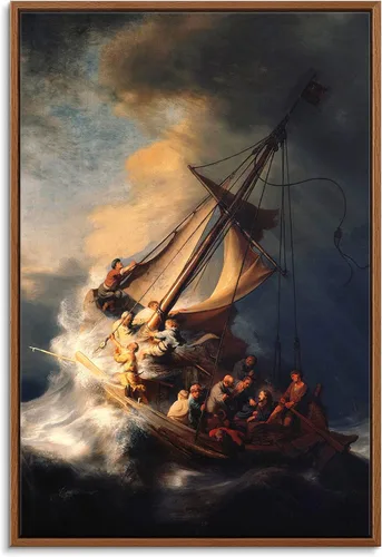 Miniatura 7 de Cuadro en lienzo con marco flotante para pared - El triunfo del cristianismo sobre el paganismo de Gustave Doré - 16 x 24 pulgadas