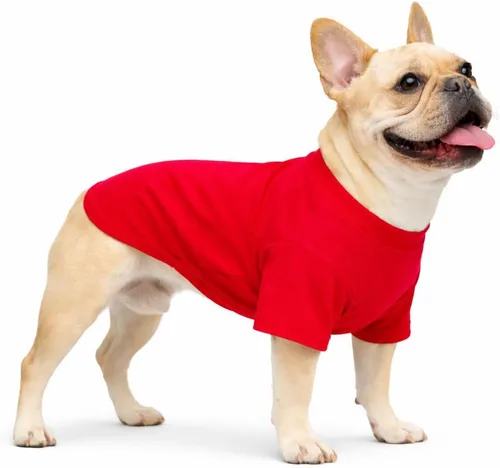 Miniatura 59 de Lovelonglong 2019 - Ropa para mascotas, Disfraces para Perro, Ropa Camisetas en blanco para Perros Grande Medianos Pequeños 100% Algodón 18