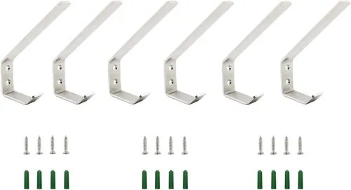 Miniatura 7 de Ganchos de pared de acero inoxidable para colgar toallas, sombreros, llaves, plantas, ganchos de metal resistentes para colgar en la pared