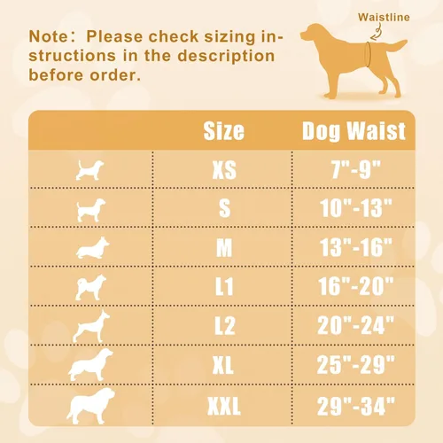Miniatura 5 de Teamoy Pañales reutilizables para perros machos, bandas lavables para el vientre para cachorros, paquete de 3