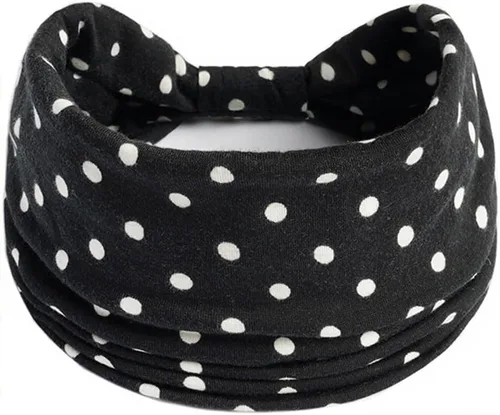 Miniatura 59 de K-Elewon Paquete de 3 diademas elásticas anchas para mujer, bandas para el cabello para yoga, deportes
