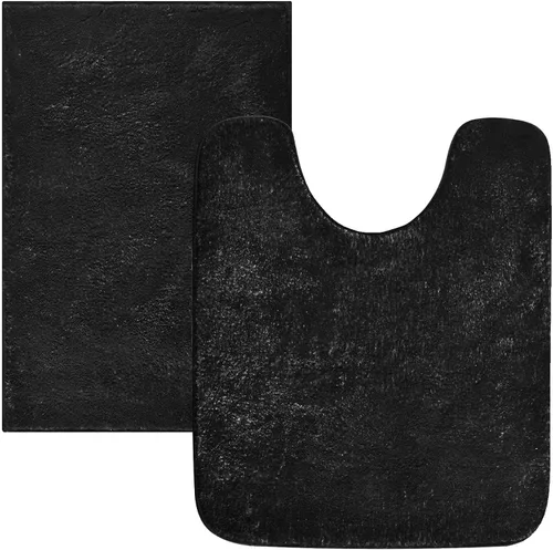 Miniatura 41 de Alfombra de baño amarilla, suave, absorbente, lavable a máquina, juego de alfombras de baño antideslizantes para puerta de baño, dormitorio