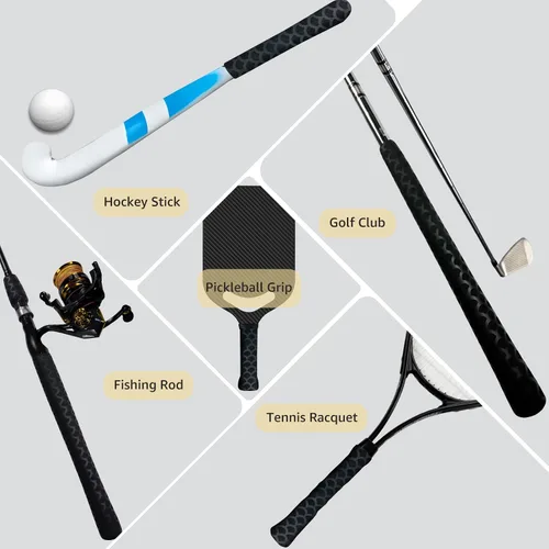 Miniatura 4 de Varilla retráctil con patrón de escamas de peces para hockey, béisbol, fácil de instalar, de larga duración