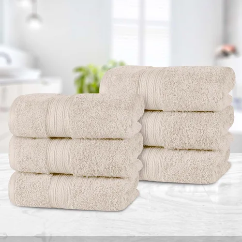 Miniatura 61 de Superior Juego de 2 toallas de baño de fibra larga 100% algodón peinado de 27.64 oz/m², para baño, ducha, cocina, súper suave, afelpado, altamente