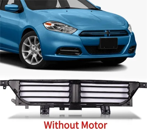 Miniatura 7 de JX RACING - Obturador de rejilla activa sin motor compatible con Dodge Dart 2013, 2014, 2015, 2016, persiana delantera superior para radiador