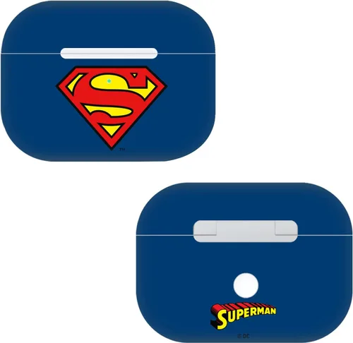 Head Case Designs Calcomanía de vinilo con licencia oficial de Superman DC Comics Classic Comics y Logos compatible con Apple AirPods Pro Clásico