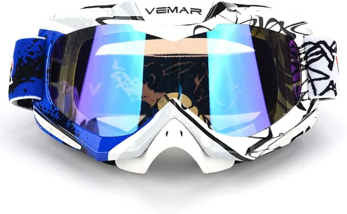 Miniatura 9 de Gafas de motocicleta y motocross para carreras de cuatrimoto (ATV), de bicicleta en tierra, de todoterreno y carrera táctica de motocicleta