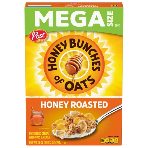 Miniatura 9 de Honey Bunches of Oats Cereal de granola tostado con miel, bolsa de 11 onzas (paquete de 5)