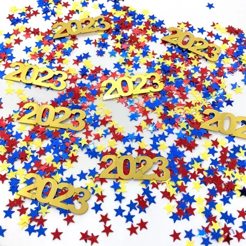 Miniatura 7 de Copa Mundial Año 2022, estrella azul oscuro, rojo y amarillo para Colombia, Ecuador, Rumania, Venezuela, 2 bolsas de media onza (1 onza) #3618 - Q23