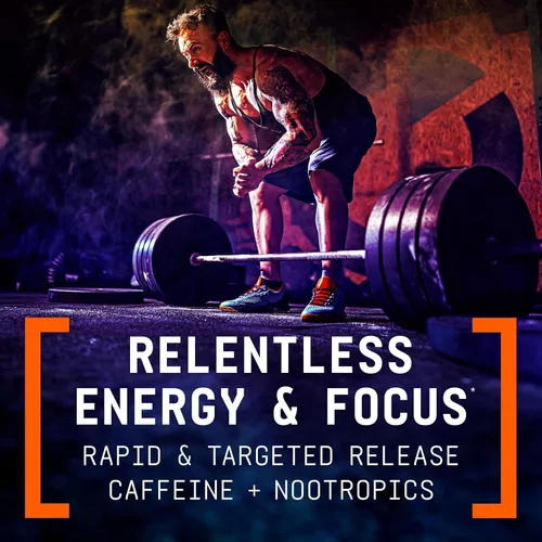 Miniatura 6 de BEYOND RAW LIT V2 - Polvo de entrenamiento de fuerza clínica, golpea más duro, bombas más grandes, cafeína, L-citrulina, creatina, frambuesa azul
