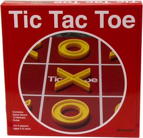 Miniatura 6 de Pressman Checkers - Juego clásico con tablero plegable y fichas entrelazadas, para 2 jugadores
