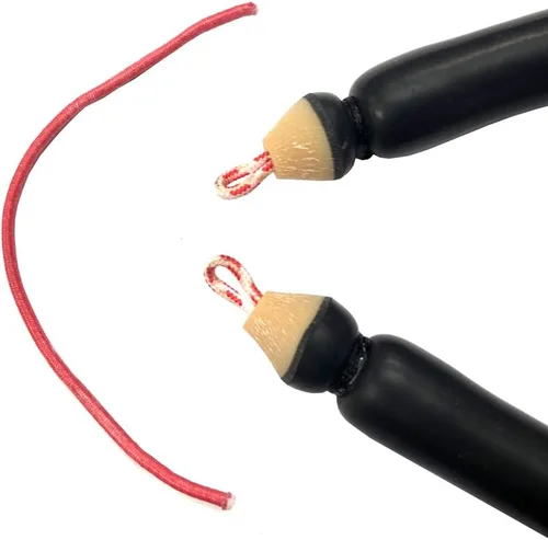 Miniatura 3 de SPEARFISHING WORLD Bandas de fusil submarino personalizadas de 0.551 in (9/16 pulgadas) con espinas horquillas Spectra preatadas hechas de goma