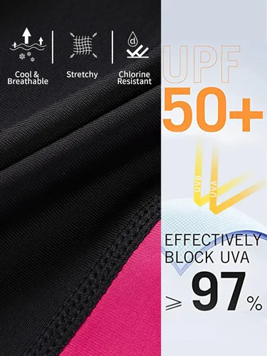 Miniatura 99 de ATTRACO Pantalones de natación de talle alto - Leggings de natación para mujer