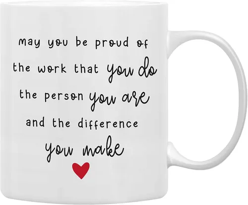 Miniatura 4 de QASHWEY Taza de café con texto en inglés "Always Remember You Are Braver Than You Think", regalos inspiradores para mujeres, niñas, esposa, hermana