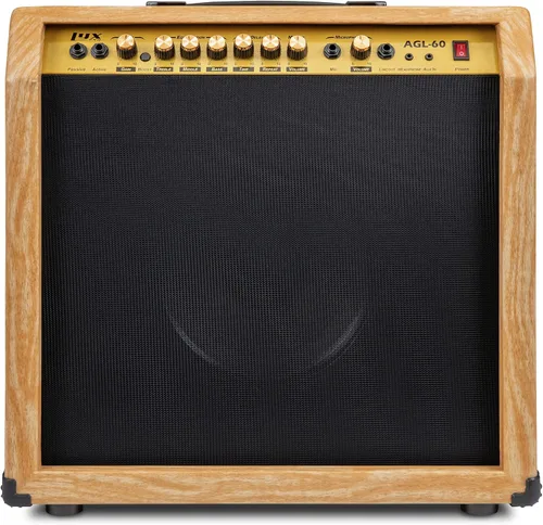 Miniatura 23 de LyxPro Amplificador de guitarra eléctrica de 20 W, altavoz incorporado, conector para auriculares y entrada auxiliar que incluye ganancia, graves