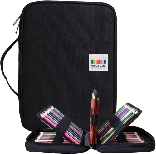 Estuche para lápices de gran capacidad para adultos, 304 ranuras, estuche para lápices, estuche organizador de bolígrafos con múltiples
