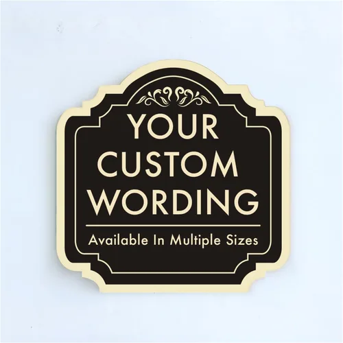 Miniatura 30 de SPEEDYORDERS Letreros metálicos personalizados, letreros de aluminio personalizados, 36 x 24 pulgadas, plata cepillada, palabras y citas, decoración