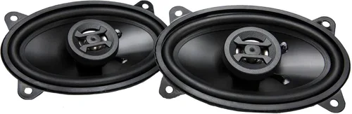 Hifonics ZS46CX Zeus - Altavoces coaxiales para automóvil (negro, par) - Altavoces coaxiales de 4 x 6 pulgadas, 200 vatios, audio de coche de 2